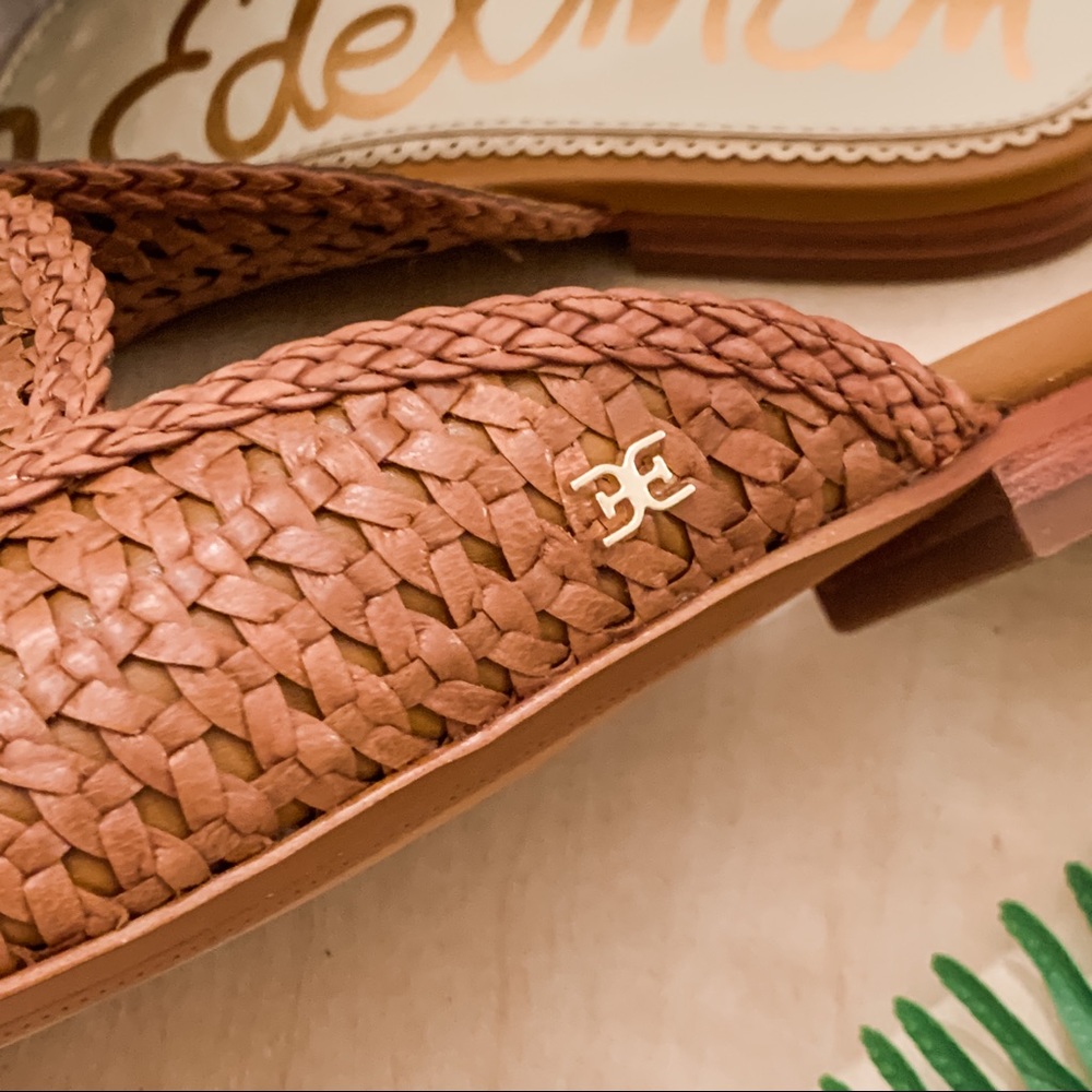 Sam Edelman brown woven mule, size 9 - Picture 2 of 6